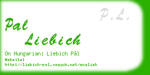 pal liebich business card
